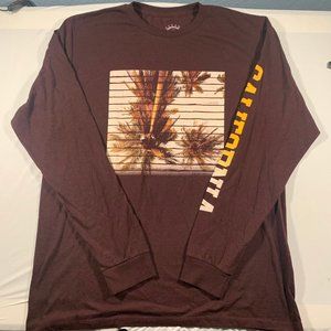 MENS LARGE LONG SLEEVE CALIFORNIA SHIRT